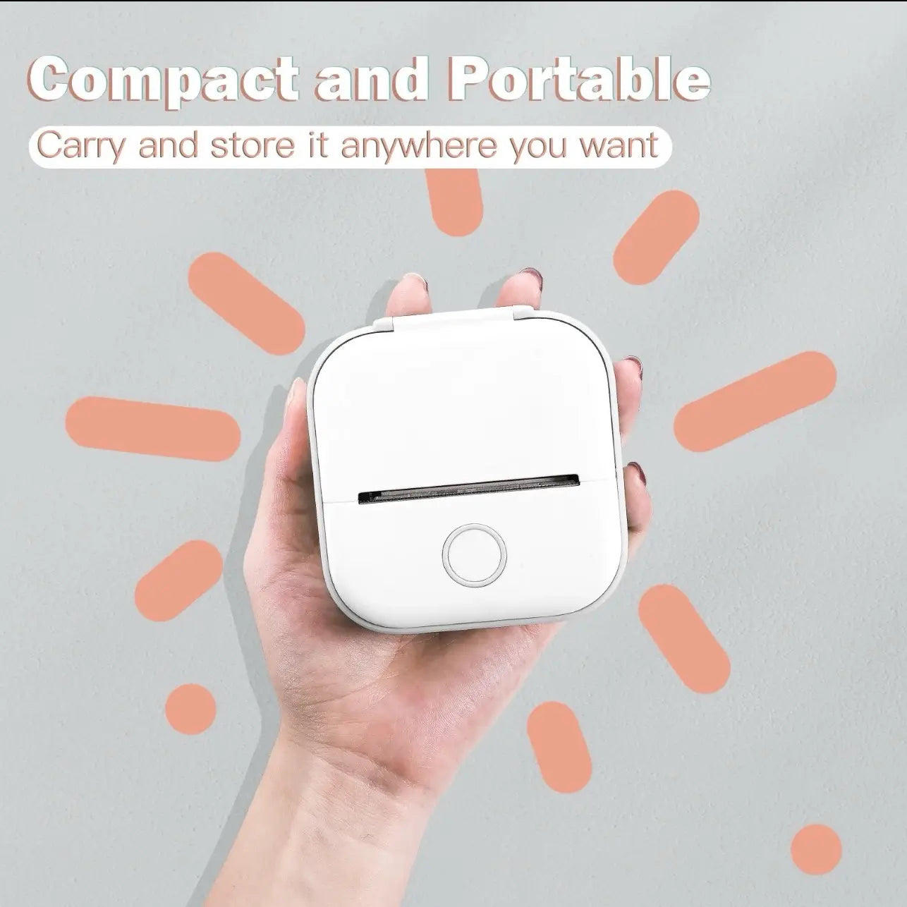 Portable Mini Printer for Phone, Mini Printer for College Students, Phomemo Mini Pocket Thermal Printer