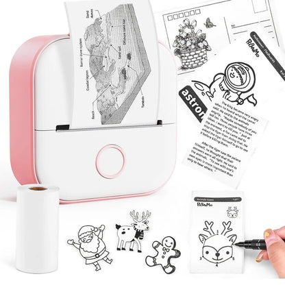 Portable Mini Printer for Phone, Mini Printer for College Students, Phomemo Mini Pocket Thermal Printer